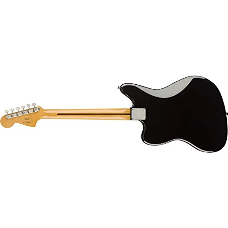 Squier by Fender Classic Vibe 60er Jazzmaster E-Gitarre, Schwarz, mit Alnico-Tonabnehmern und vintage-getöntem Hochglanz-Hals-Finish – Bild 3