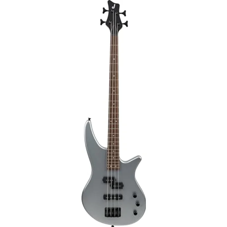 Jackson JS2 Spectra Bass QSV, 4-Saiter E-Bass aus Pappel mit Jackson J-Style und P-Style Tonabnehmer, Quicksilver – Bild 2
