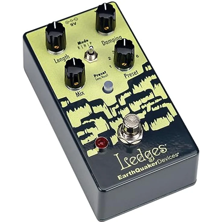 EarthQuaker Devices Ledges Reverberation Machine, Tri-Dimensional Reverb Effektpedal mit 3 Modi, 6 Presets und Flexi-Switch-Technologie – Bild 4