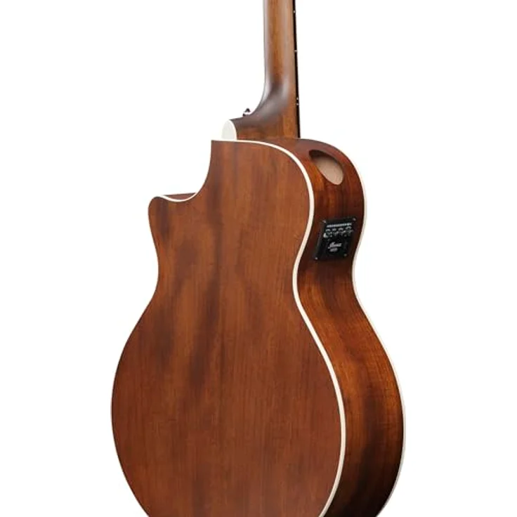 Ibanez AE140-WKH, Westerngitarre 6-Saitig mit massiver Okoume-Decke und Ibanez T-bar Undersaddle Tonabnehmer, Weathered Black Open Pore – Bild 3