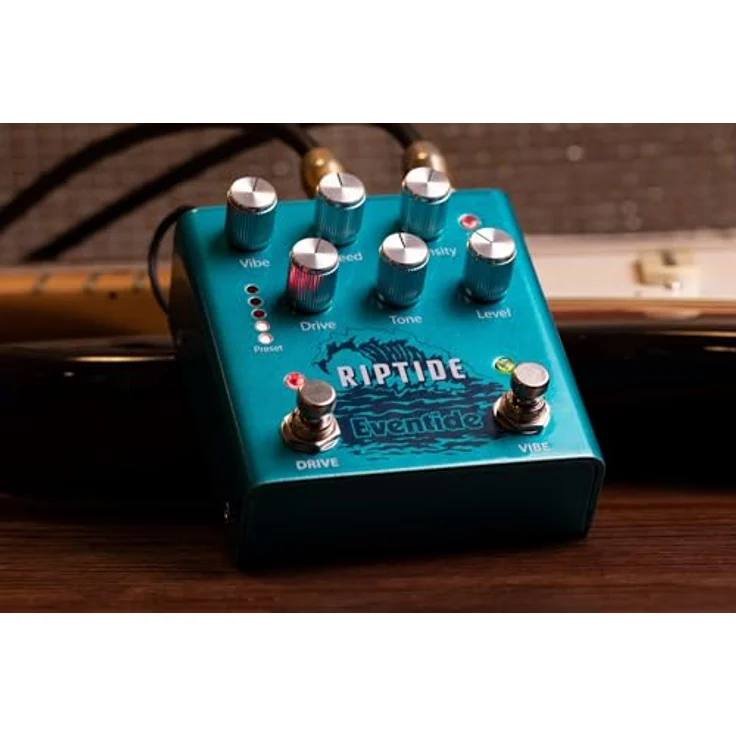 Eventide Riptide Dual-Voice Drive/Uni-Vibe, Overdrive-Pedal für E-Gitarre mit Stereo-Overdrive und Uni-Vibe, schwarz – Bild 7