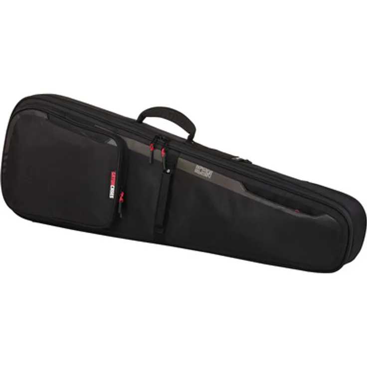 Gator Icon Electric Guitar BK, Gigbag für E-Gitarre mit versteckten Rucksackgurten und wetterfestem 1000D Nylon, schwarz