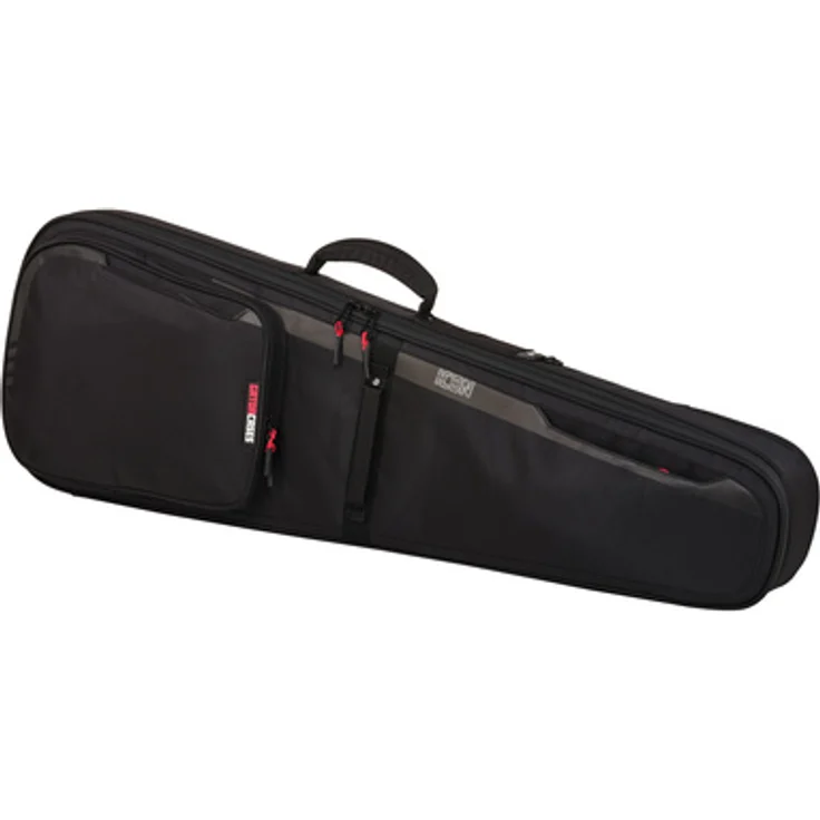 Gator Icon Electric Guitar BK, Gigbag für E-Gitarre mit versteckten Rucksackgurten und wetterfestem 1000D Nylon, schwarz