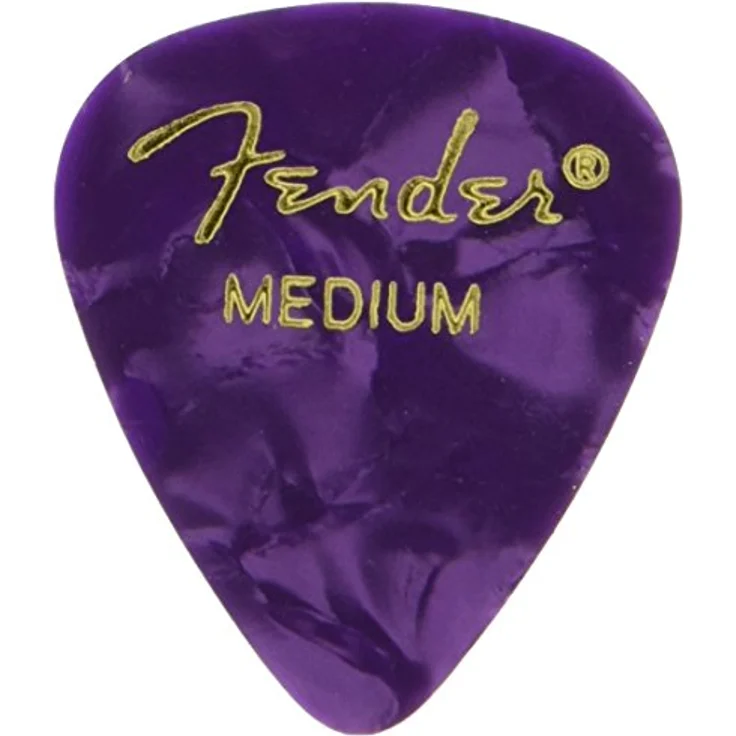 Fender Purple Moto Pick Medium, Set mit 12 Plektren in klassischer 351 Form, lila – Bild 1