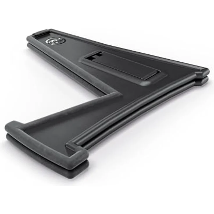 K&M 17595 Ukulele/Violin Stand, stabiler Gitarrenständer mit Gummiauflagen, schwarz – Bild 3