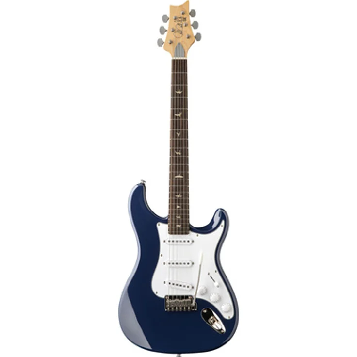 PRS SE John Mayer Silver Sky Trad Blue, E-Gitarre mit Pappel Body, Ahorn Hals und 3x Singlecoil Pickups