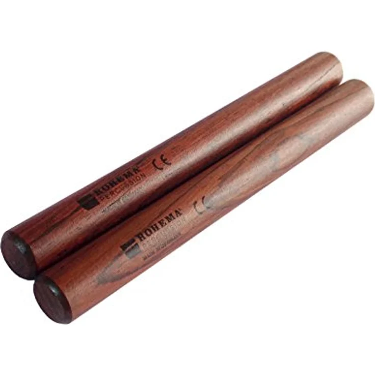 Rohema Concert Claves 61419, Percussion-Instrument aus Palisander, 150mm Länge, 15mm Durchmesser, Made in Germany – Bild 1