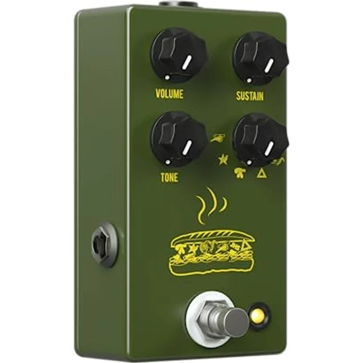 JHS Pedals Muffuletta, Multi-Mode Distortion/Fuzz Effektpedal mit 6 Big Muff Sound-Modi, True Bypass, analog-digital kombiniert, Made in USA – Bild 2