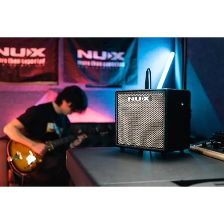 Nux Mighty 8BT MKII, Tragbarer Modeling-Verstärker mit 8 Watt, 6,5" FRFR-Lautsprecher und Bluetooth-Funktion – Bild 9
