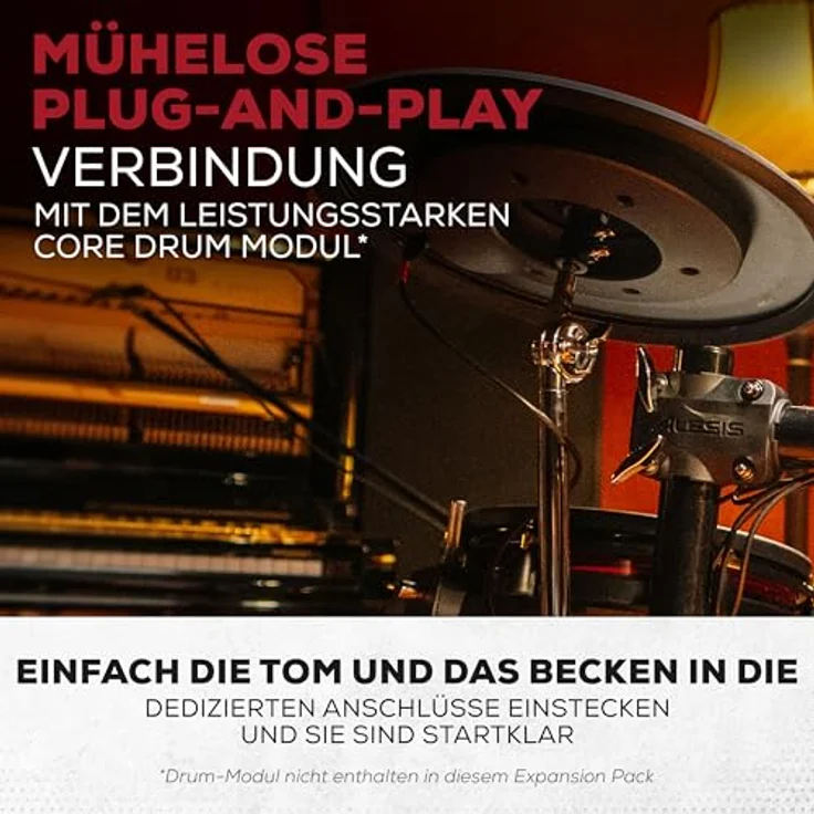 Alesis Strata Club Expansion Pack, E-Drums Erweiterungsset mit 16" ARC Becken Pad und 12" Zwei-Zonen Tom Pad – Bild 5