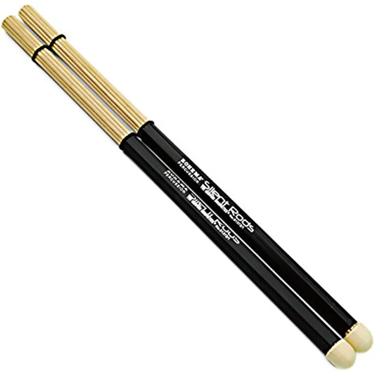 Rohema Silent Rods, Ahorn Drumsticks mit Gummigriff, 415mm Länge, 14,5mm Durchmesser, Made in Germany – Bild 1