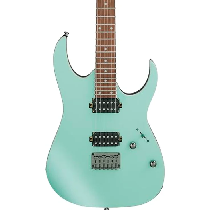 Ibanez RG421S-SEM, E-Gitarre der RG-Serie mit Meranti-Korpus, Ahorn-Hals und Quantum Tonabnehmer, Sea Shore Matte – Bild 4