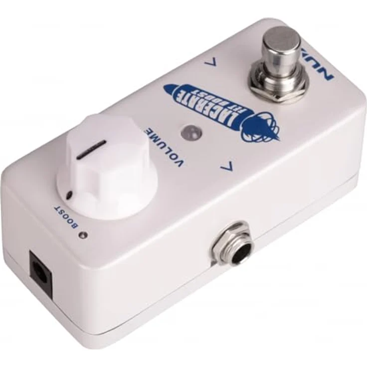 Nux Lacerate FET Boost, Gitarren-Effektpedal mit Clean und Crank Boost, bis zu 35dB Verstärkung, True/Buffered Bypass, kompakt 51 x 94 x 53 mm – Bild 3