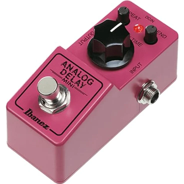 Ibanez ADMini Delay Pedal, analoges Effektgerät mit True Bypass, 20ms - 600ms Delayzeit, kompakte Größe 50.9mm x 92.6mm x 55.1mm, Made in Japan – Bild 1
