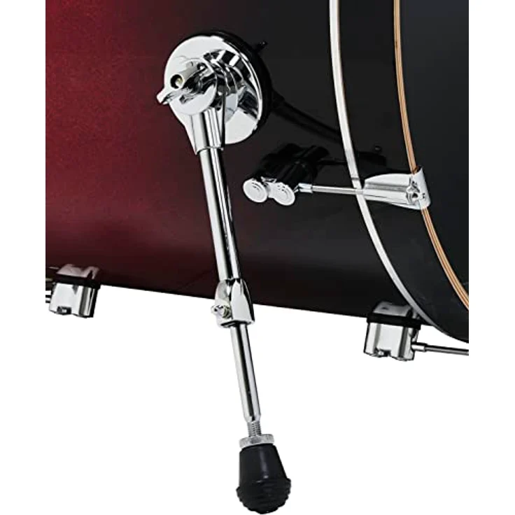 DW PDP CM7 Concept Maple, Schlagzeug-Set in Red to Black Sparkle Fade, 7-lagiges Ahornholz, Rock Version mit 22"x18" Bass Drum – Bild 4