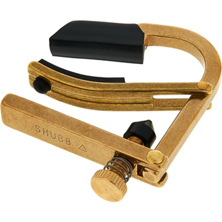 Shubb C7b Partial Capo, Nickel Kapodaster für Akustiksteel Gitarren, E6-Saite ausgespart