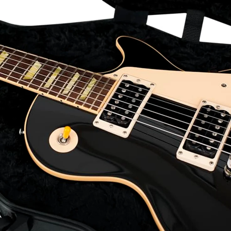 Gator TSA SC Guitar Case, Gitarrenkoffer für Single Cut E-Gitarre mit TSA-zugelassenem Zentralverschluss, schwarz – Bild 17