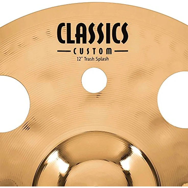 Meinl 12" Classics Custom Trash Splash, Schlagzeugbecken mit brillanter Oberfläche und kurzer Ausklingzeit – Bild 4