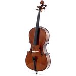 Stentor SR1102 Cello Student I 1/2, Einsteigergarnitur mit Tasche und Bogen, massive Fichtendecke, massiver Ahornkorpus, Griffbrett aus Malas