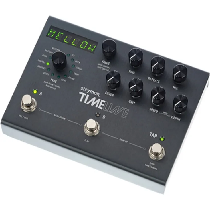 Strymon Timeline, Delay-Pedal mit 12 Delay-Typen, 200 Presets, integrierter Looper und analogem Signalweg