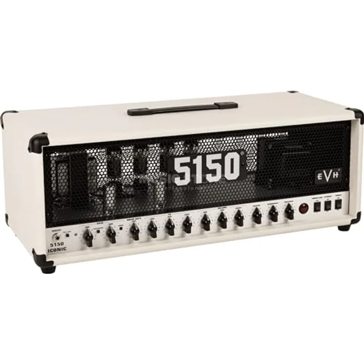 Evh 5150 Iconic 80W Top IV, Röhren Topteil Verstärker für E-Gitarre, Ivory
