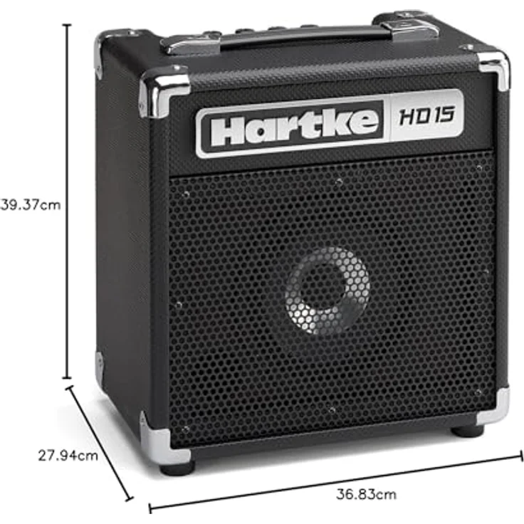 Hartke HD15 Combo, Transistor E-Gitarren-Verstärker mit 15 Watt Leistung und 6,5" Hydrive Lautsprecher – Bild 4