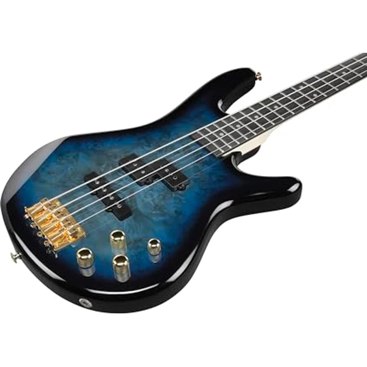 Ibanez GSR200-TMU, E-Bass mit Okoume Korpus, Ahornhals, Purpleheart Griffbrett, 22 Bünde, Marine Burst – Bild 7