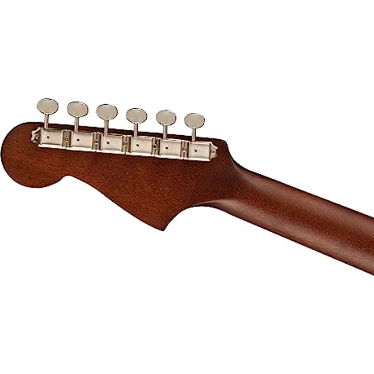 Fender Malibu Player Sunburst WN, Westerngitarre aus Sapele und massiver Fichte, Hals mit Slim "C" Profil, Walnuss-Griffbrett, 20 Bünde, 3-Ply Gold Schlagbrett – Bild 4