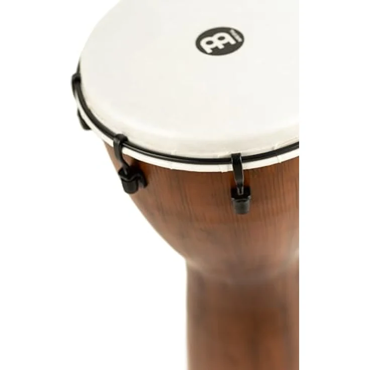 Meinl Percussion Alpine Djembe, Mittelgroße Handtrommel mit mechanischem Stimmsystem, 10 Zoll Durchmesser, Kunststoff, Braun (ADJ10-BW) – Bild 3