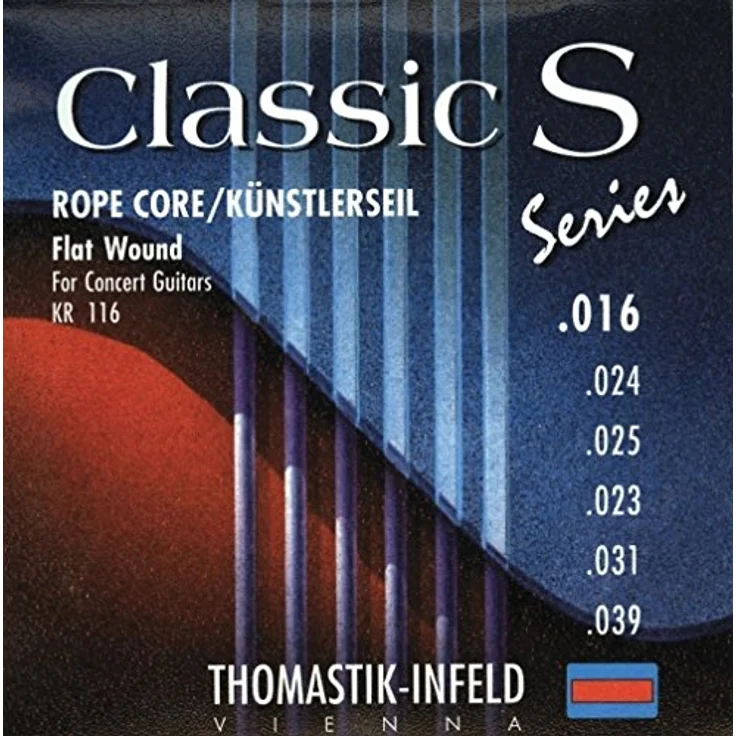 Thomastik-Infeld KN25 Classic S G-Saite für Klassikgitarre, Stärke .025, Flat Wound, made in Europe
