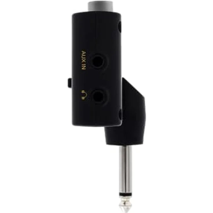Valeton RushHead Max, Pocket-Kopfhörer Gitarrenverstärker mit integriertem 6,3 mm Klinkenstecker, Effekten wie Chorus und Reverb, wiederaufladbarem Lithium-Akku, schwarz – Bild 4