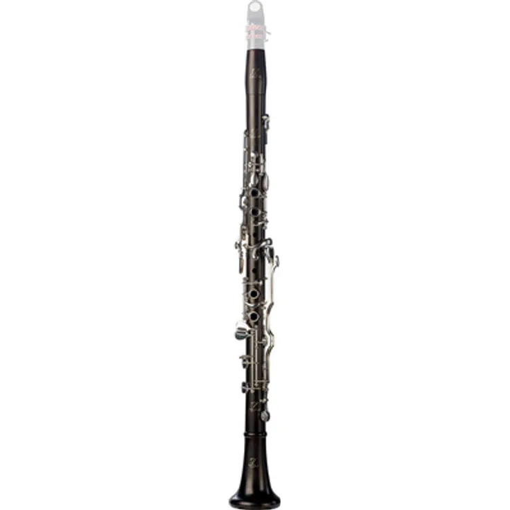 RZ Clarinets G-Clarinet Professional, G-Klarinette mit 17 Klappen, 6 Ringen, Grenadillholz, versilberte Mechanik, inkl. 2 Birnen und RZ-Koffer