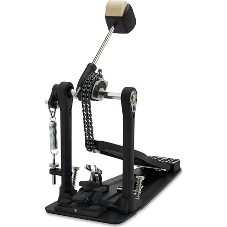 DW 3000A Single Bass Drum Pedal, Doppelkette, Aluminium Pedalplatte, Kugelgelagerte Federaufhängung, 2-Wege Beater, inkl. Stimmschlüssel – Bild 5