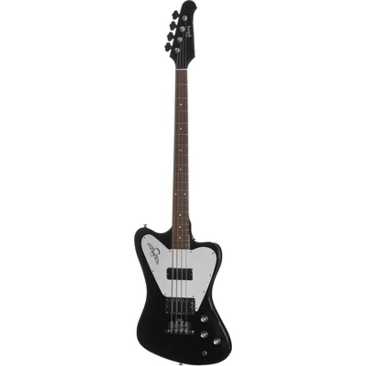 Gibson Thunderbird Non-Reverse EB, E-Bass mit Mahagoni-Korpus, Palisander-Griffbrett, 34" Mensur, Farbe Ebony, Made in USA