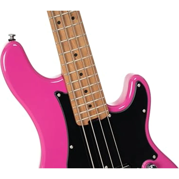 Cort GB Short Scale FDP, E-Bass mit Pappel-Korpus, geröstetem Ahorn-Hals, 22 Jumbo Bünden, aktivem Markbass Preamp, Fandango Purple – Bild 8