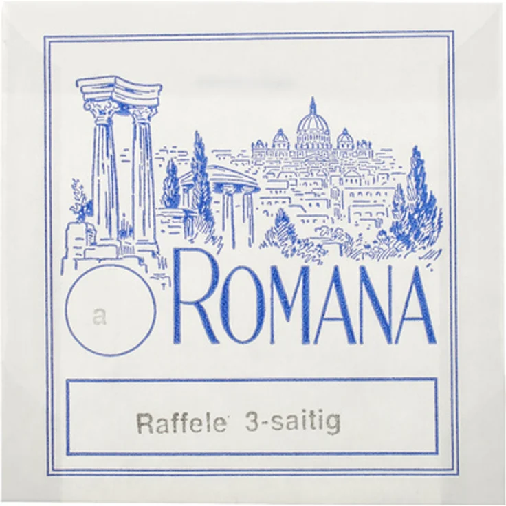Romana Raffele Strings, kompletter Satz aus 3 Gitarrensaiten, Stahl/Bronze – Bild 1
