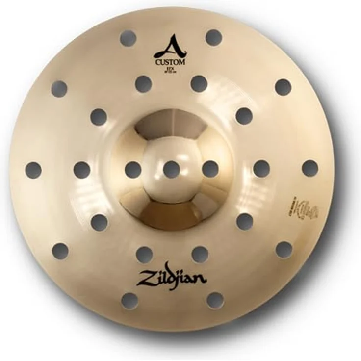 Zildjian 10" A-Custom EFX Splash, Brillant Becken mit schneller Ansprache und kurzem Sustain für trashy Akzente – Bild 1