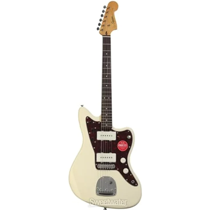 Squier Classic Vibe '60s Jazzmaster, E-Gitarre in Olympic White mit ausgewogener Verarbeitung und hochwertigen Materialien – Bild 4
