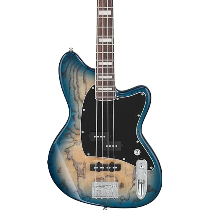 Ibanez TMB400TA-CBS, 4-saitiger E-Bass mit aktiver Elektronik, Korpus aus Pappel, Decke aus Tamo Esche, Farbe Cosmic Blue Starburst – Bild 5