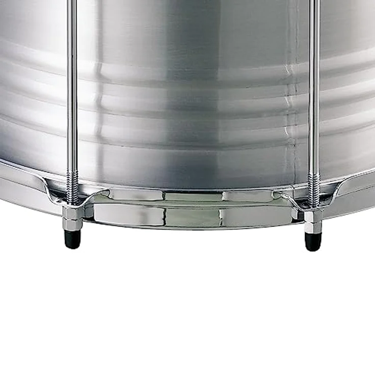 Meinl RE12 12"x12" Repinique Alu, Aluminium Percussion mit Chrom Hardware, auswechselbarem Fell und 8 Spannschrauben – Bild 4