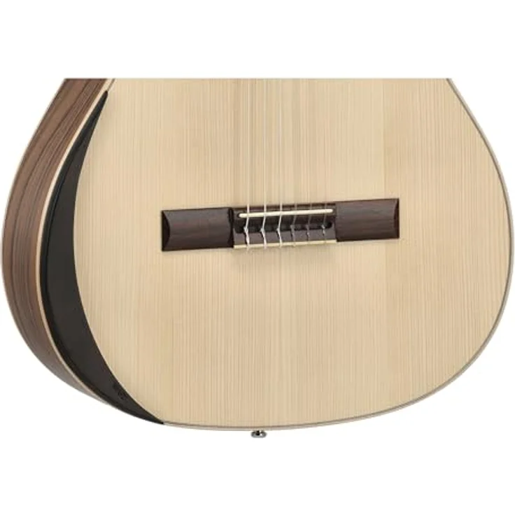 Manuel Rodriguez Ecologia Samba, 4/4 elektro-akustische Gitarre mit Cutaway, Boden und Zargen aus Nussbaum, Decke aus massiver europäischer Fichte, offenporig/seidenmatt – Bild 5