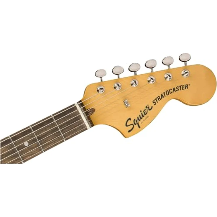 Squier by Fender Classic Vibe '70s Stratocaster E-Gitarre, Olympic White, Ahornhals, Vintage-Stil, Alnico Single-Coil-Tonabnehmer, ideal für Rock, Blues, Jazz & mehr – Bild 5