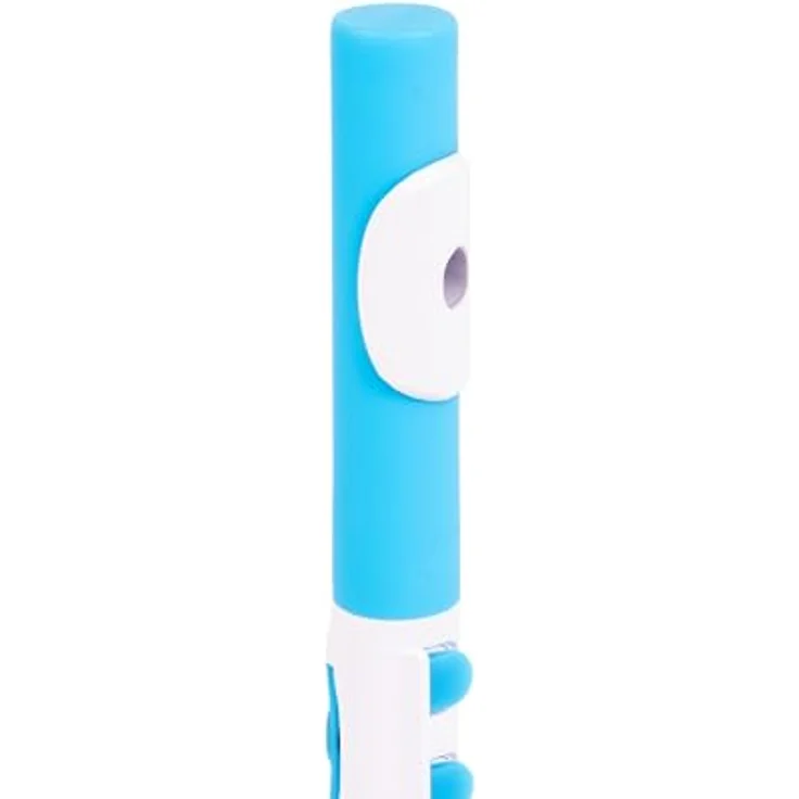 Nuvo TooT 2.0, Querflöte in C mit geradem Kopfstück, Silikonklappen, weiß-blau – Bild 6