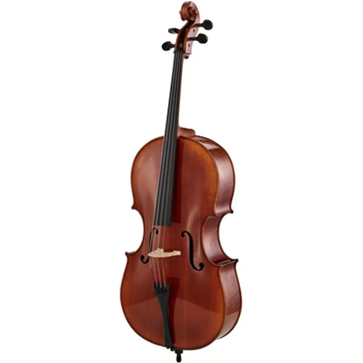 Gewa Maestro 31 Cello 7/8, vollmassives Cello aus Fichte und Ahorn, dunkelrot-brauner Naturharzlack