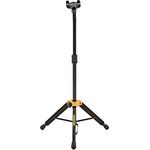 Hercules Stands HCGS-414B+, AGS PLUS Gitarrenständer für alle E-Gitarren und Akustikgitarren mit Auto-Grab Halterung, Höhenverstellbar 95-115 cm, Moosgummipolsterung, N.I.N.A. für schmale Hälse