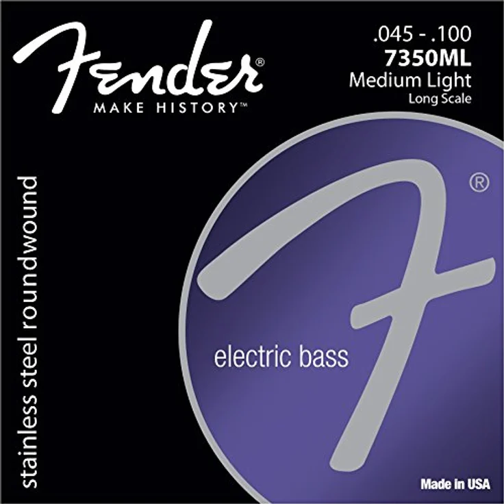 Fender 7350ML, Basssaiten aus Edelstahl, Longscale, Ball End, .045-.100 – Bild 1