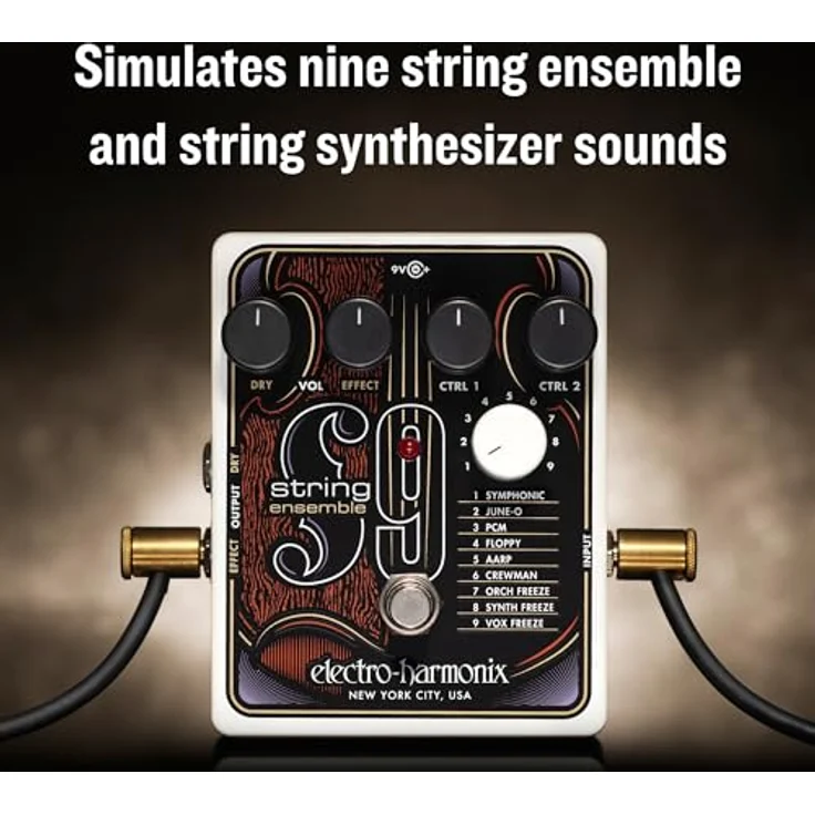 Electro Harmonix String9 String Ensemble, Effektpedal für E-Gitarre mit 9 Soundeinstellungen und True/Buffered Bypass – Bild 5