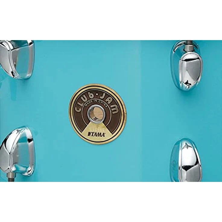 Tama Club Jam Mini Add-on Pack -AQB, Erweiterung mit 10"x6,5" Tom und 14"x07" Stand Tom, Mersawa-Pappelkessel, Aqua Blue – Bild 2