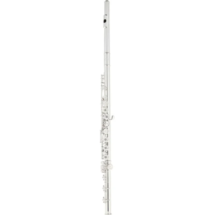 Thomann FL-2000 RBE Flöte, Querflöte mit H-Fuß, Ringklappen und E-Mechanik, Neusilber (versilbert)