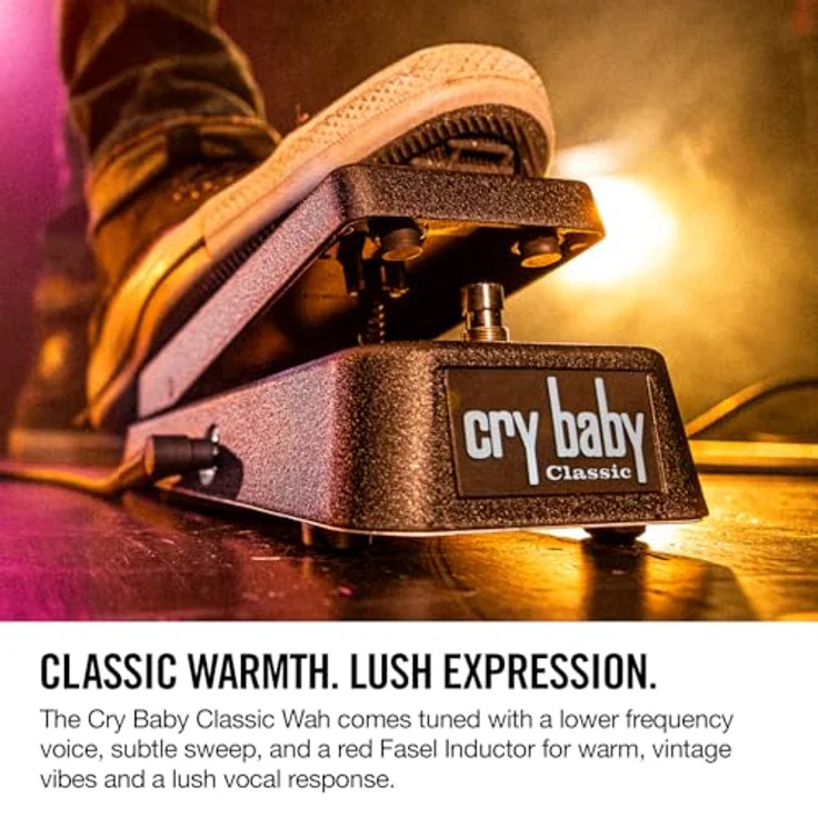 Jim Dunlop GCB95F Cry Baby Classic Fasel Wah, WahWah-Pedal mit true bypass, schwarz – Bild 2